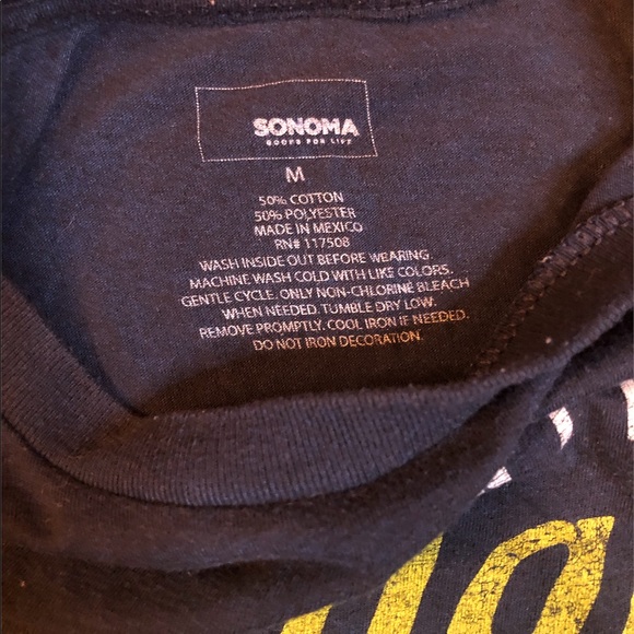 Dark Blue “Vintage Surplus” Short Sleeved Tee - Picture 3 of 3